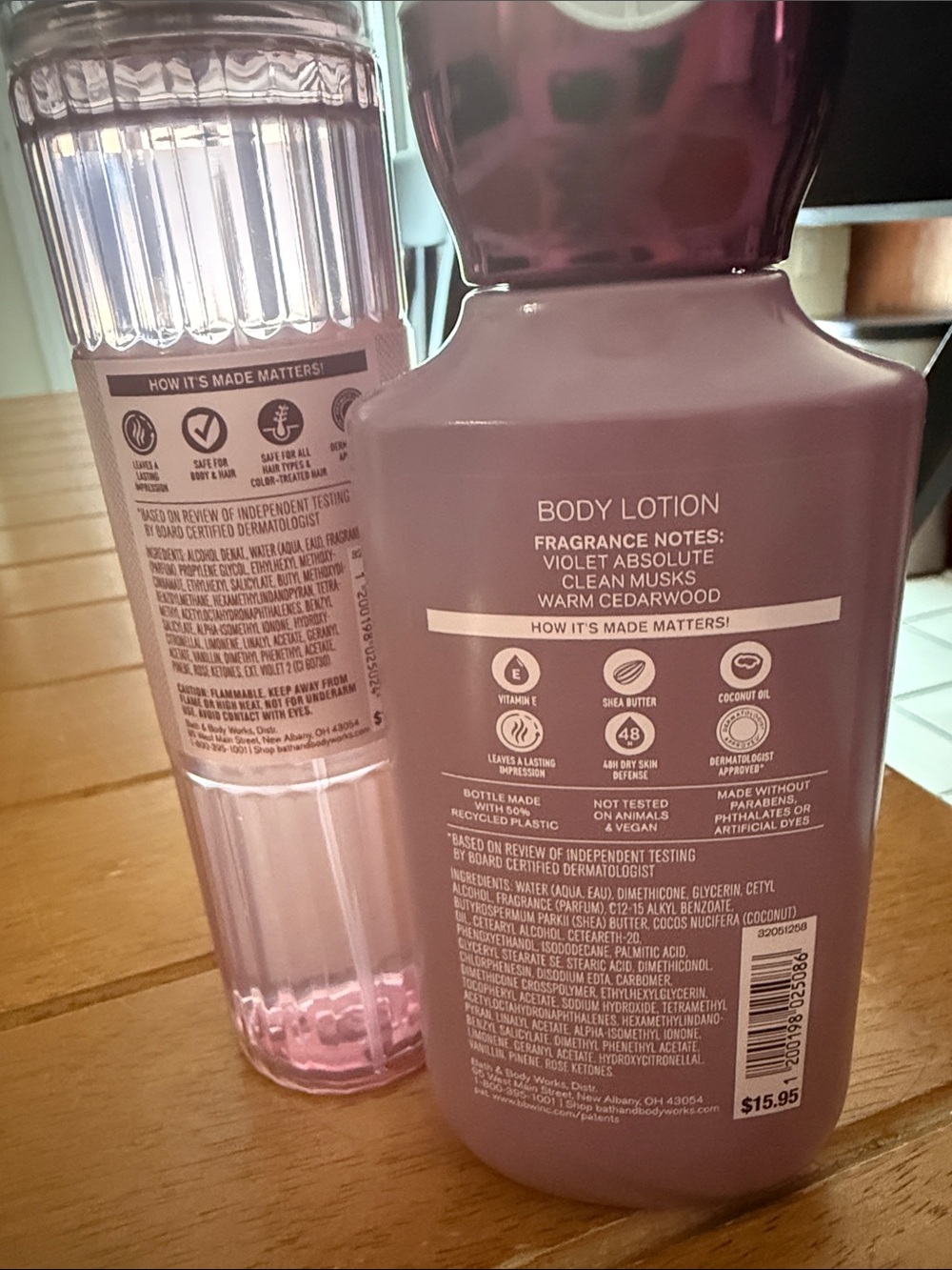 Bath & Body Works Very Violet bundle - Picture 2 of 2